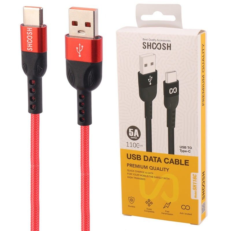 کابل شارژ شوش type-c مدل SH-116C