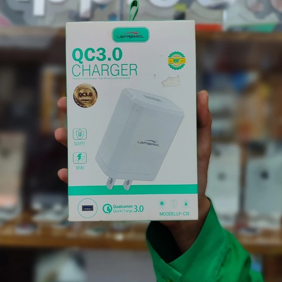 شارژر کامل فست شارژ برند لاپرامول LAPRAMOL مدل c35