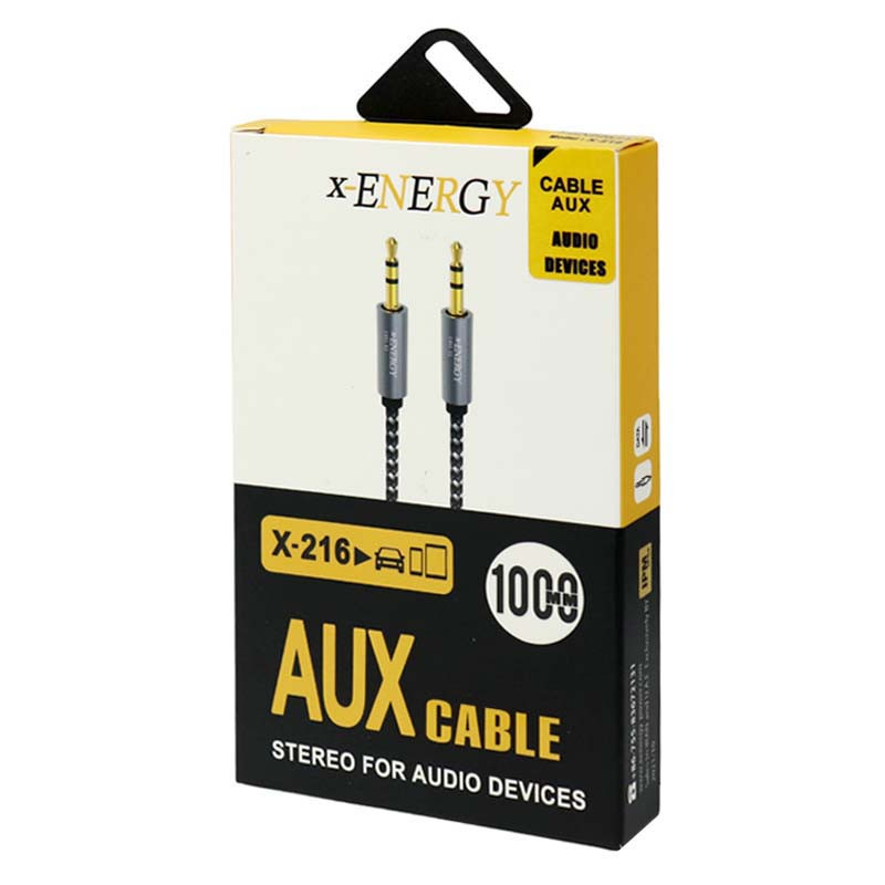 کابل صدا AUX ایکس انرژی مدل X-216 طول 1متر