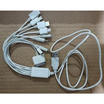 کابل شارژ اختاپوسی 10 سر با یک متر سیم