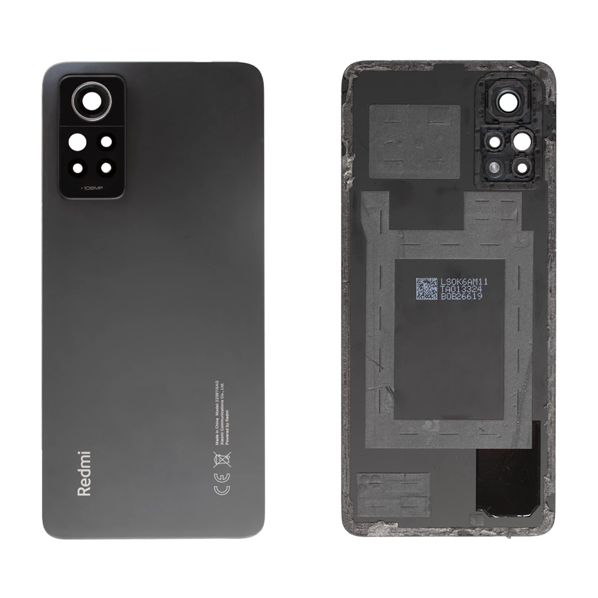 درب پشت گوشی شیائومی Redmi Note 12 Pro 4G اصلی رو کاری همراه با شیشه لنز